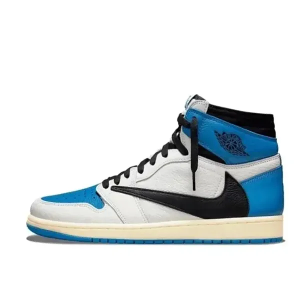 Travis Scott x Air Jordan 1 High OG University Blue Sneakers - 1