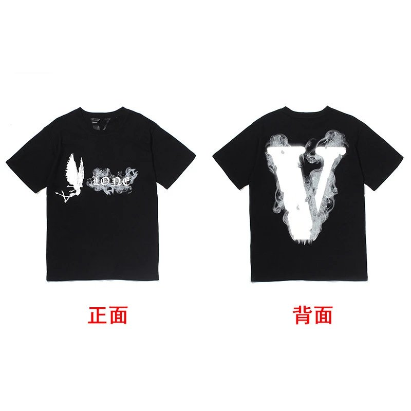 Vlone Black Short Sleeve T-Shirt