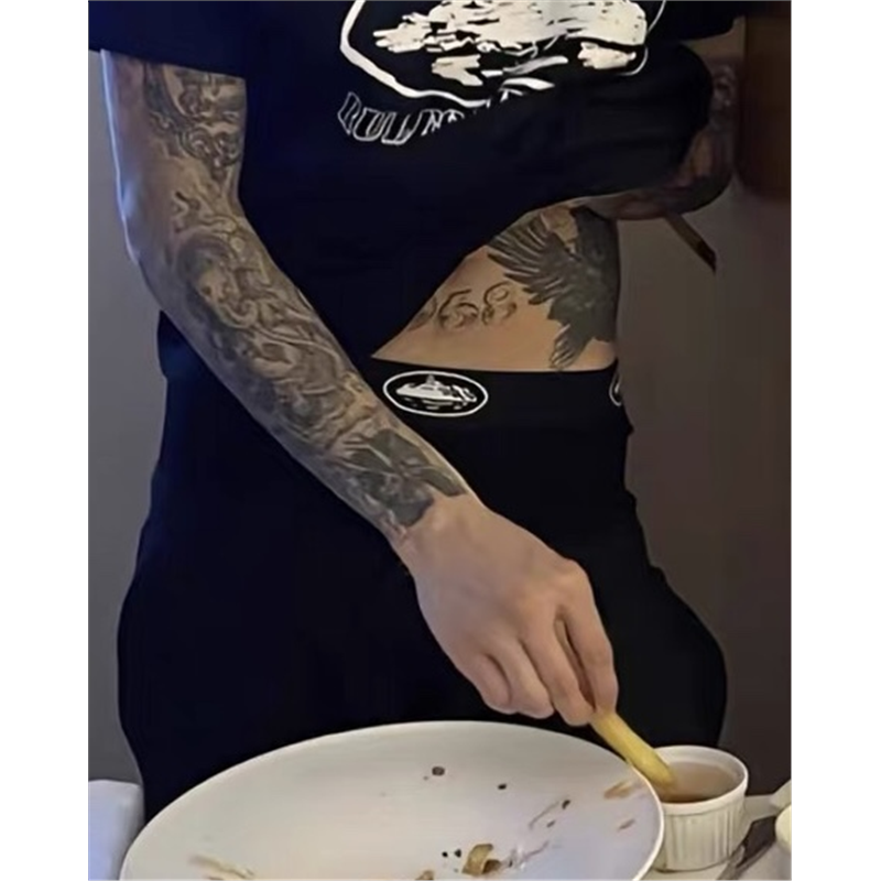 平角内裤纯棉面料柔软透气舒适美UKDRIPDRILL欧明星街头