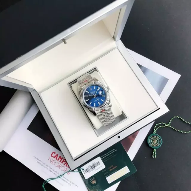 Rolex Watches Datejust fluted-bezel bracelet watch product detail image 22