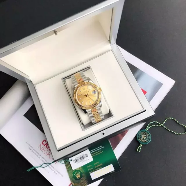 Rolex Watches Datejust fluted-bezel bracelet watch product detail image 26