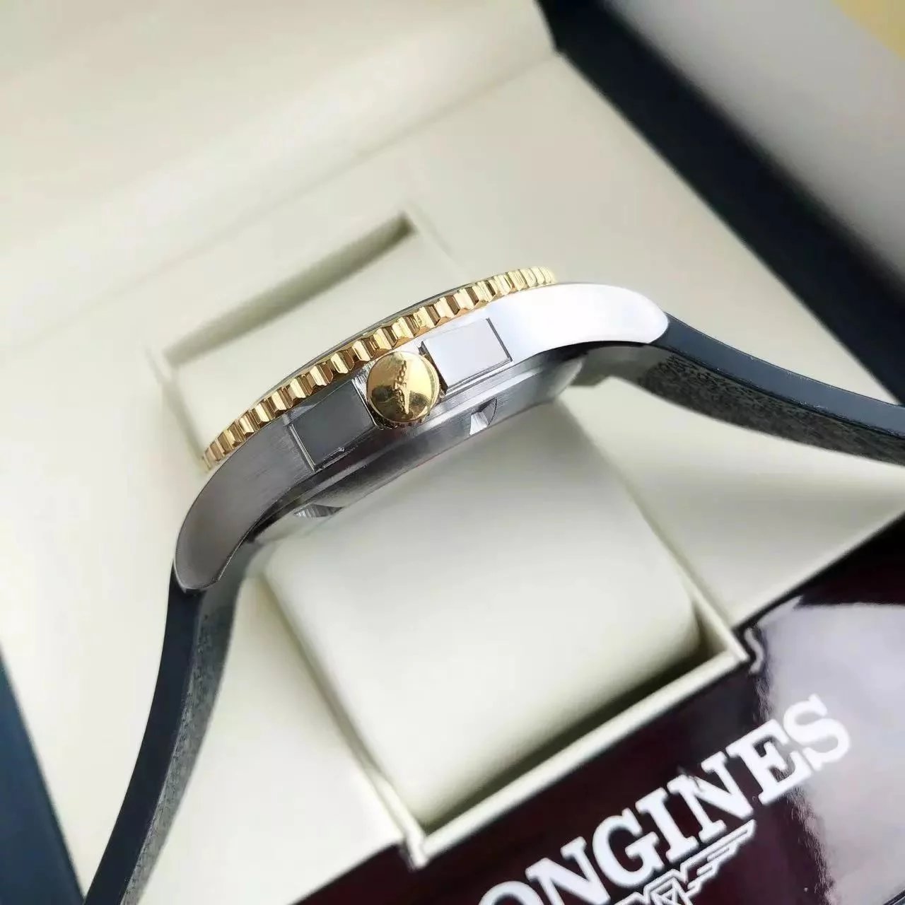 Longines Hydroconquest Blue Dial Two-Tone Stainless Steel Mechanical Watch - 13