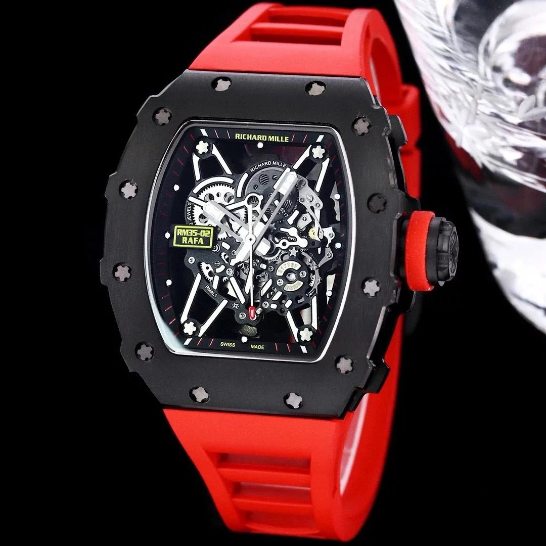 Richard Mille Watch 35-02 — Black Shell Red Tape colorway — USFans Spreadsheet photo