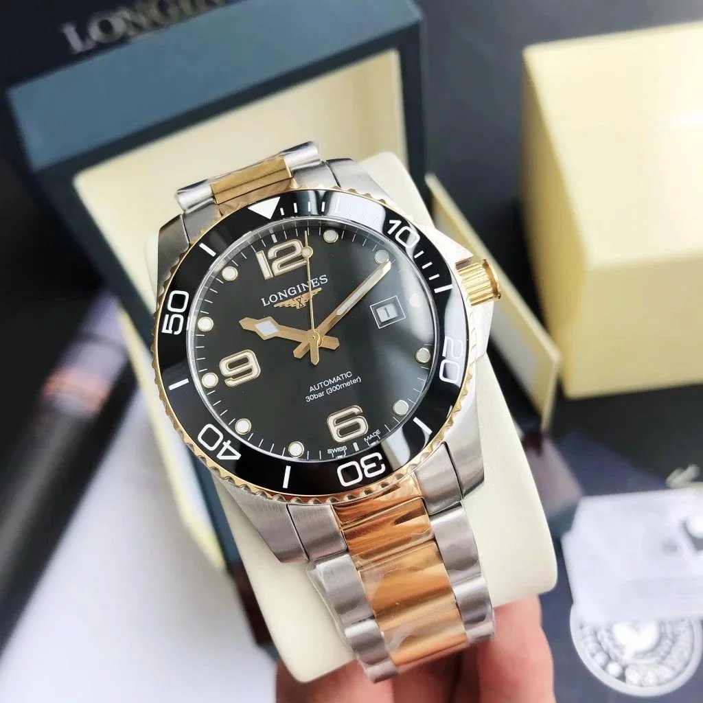 Longines Hydroconquest Blue Dial Two-Tone Stainless Steel Mechanical Watch - 7