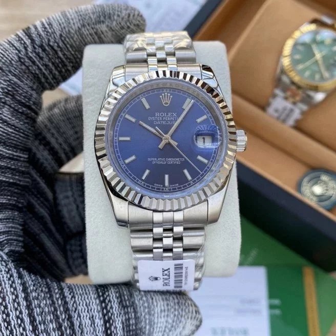 Silver Shell · Blue Plate · Steel Belt / Without full package