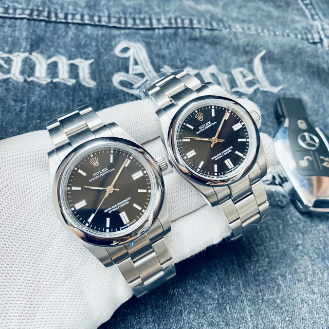 Rolex Watches Oyster Perpetual stainless steel bracelet watch product detail image 13