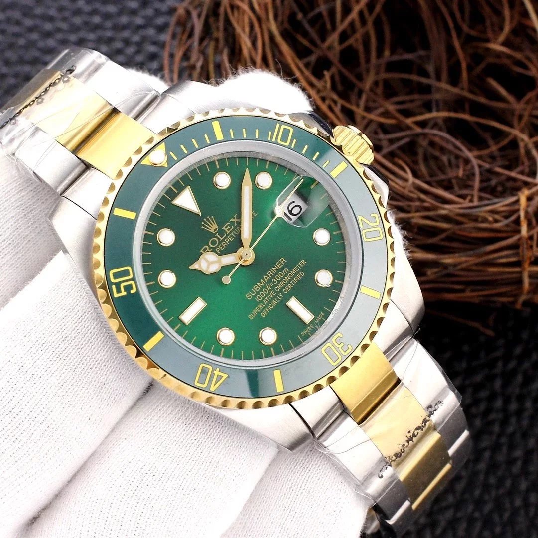 Rolex Submariner Blue Dial Black Ceramic Bezel Mechanical Watch - 32