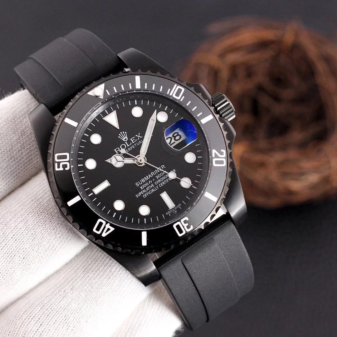 Rolex Submariner Blue Dial Black Ceramic Bezel Mechanical Watch - 19