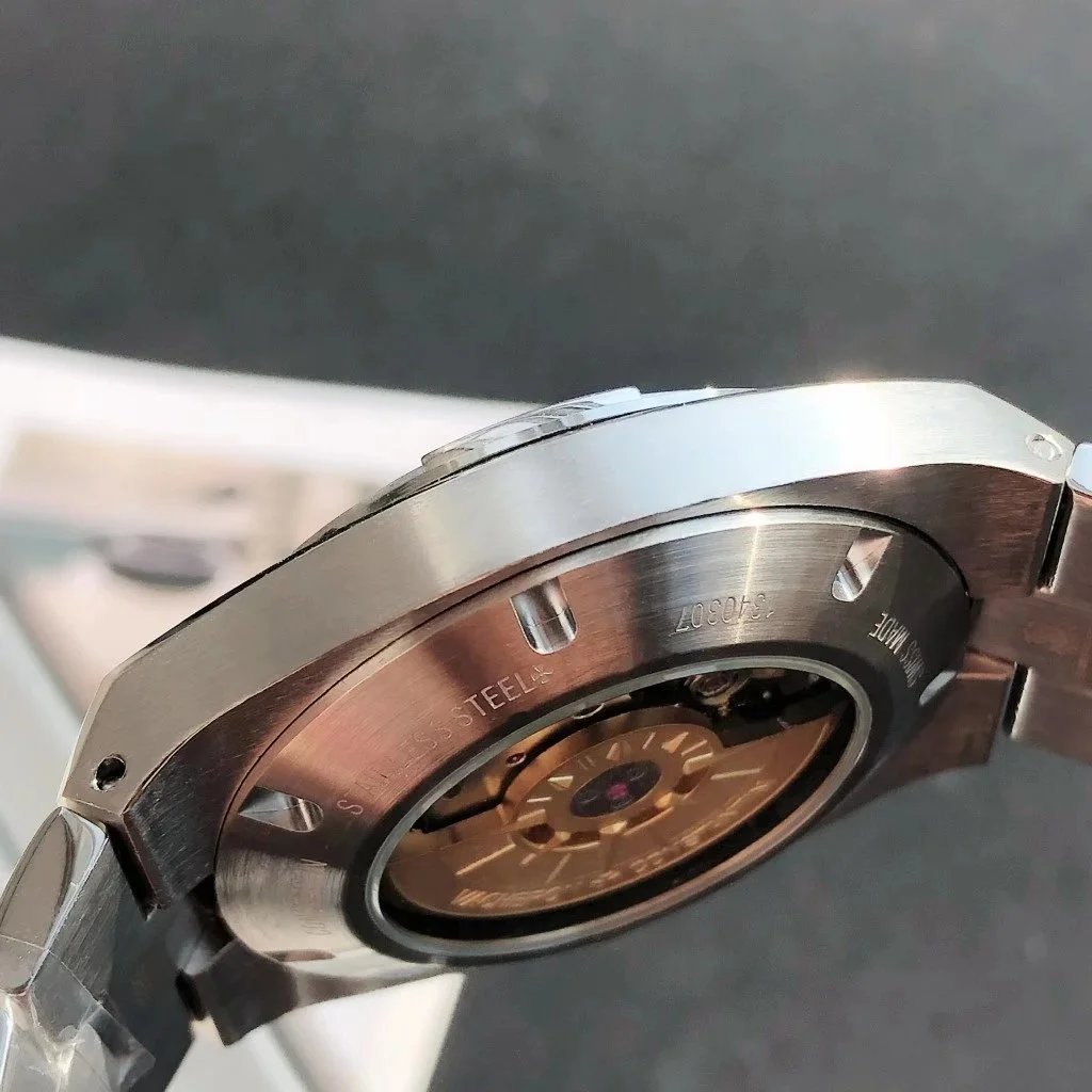 [DX186-1] watch West Tiecheng movement 41mm steel band watch men's watch waterproof