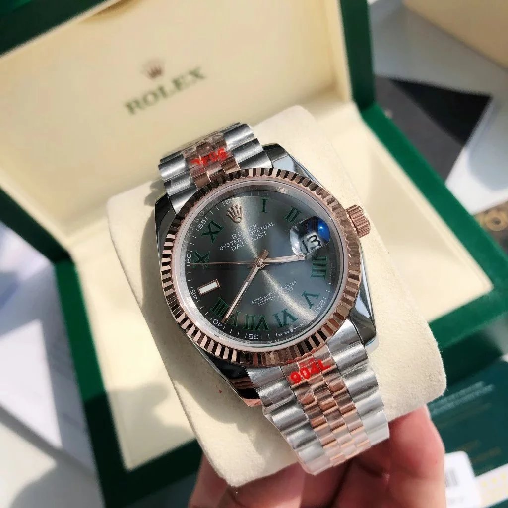 Between Rose - Gray Disc Steel Strap [5 Beads Strap]