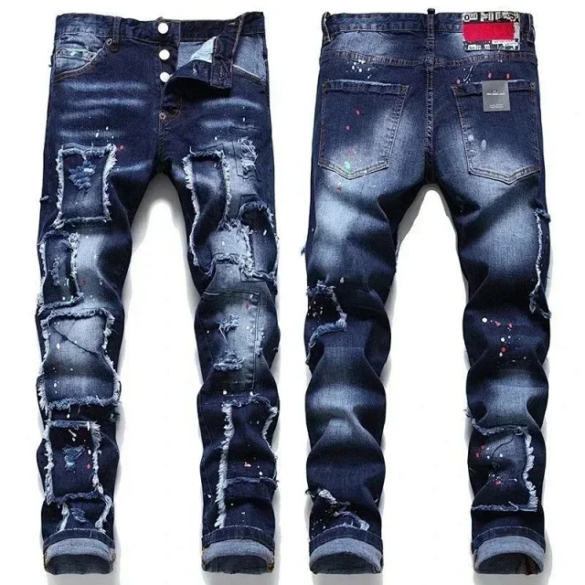 Dsquared2 Jeans Distressed paint-splatter Icon product detail image 7