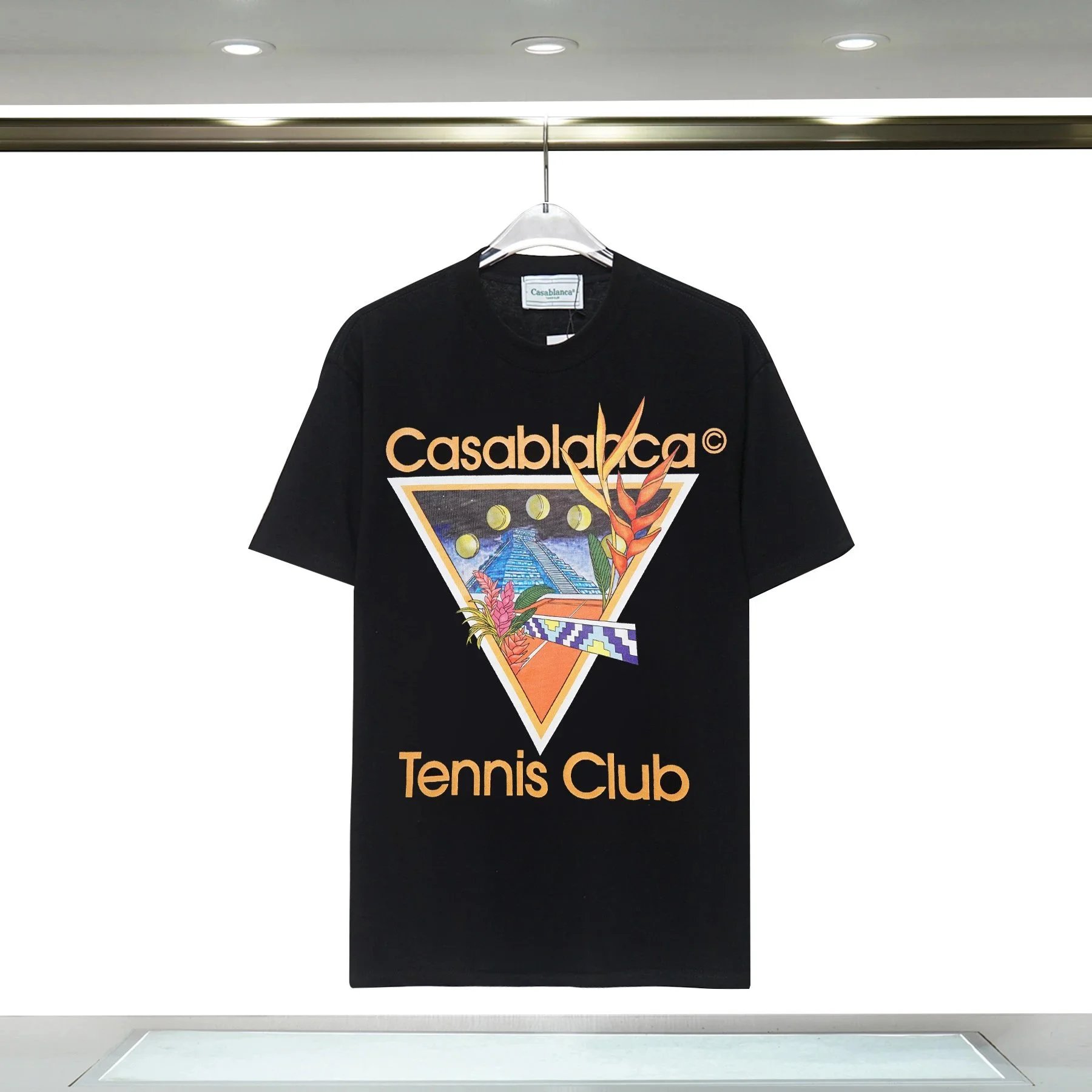 Casablanca T-Shirts Graphic Print T-Shirt — 01