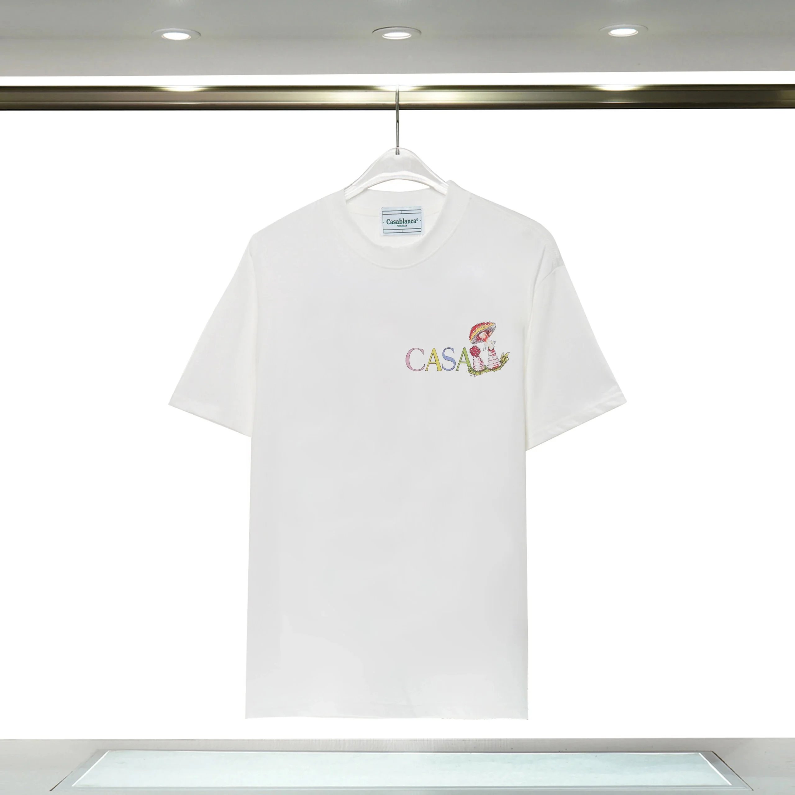 Casa Blanca Casa Blanca White Embroidered T-Shirt White