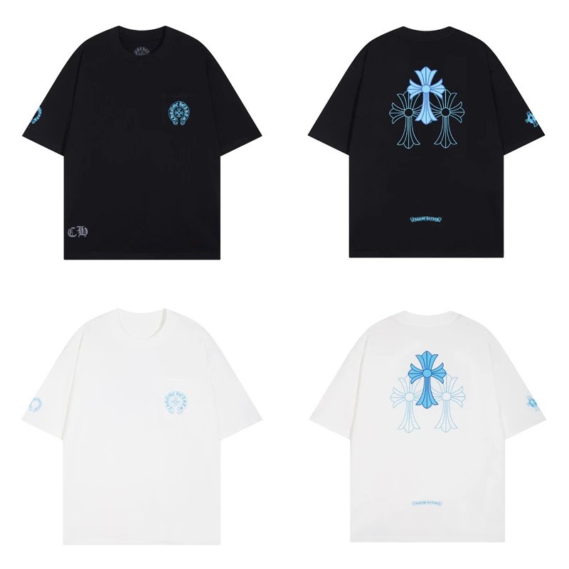 Chrome Hearts Triple Cross Logo Long Sleeves