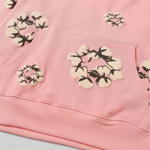 Unknown Cotton Bloom Floral Print Hoodie and Joggers Set - 37