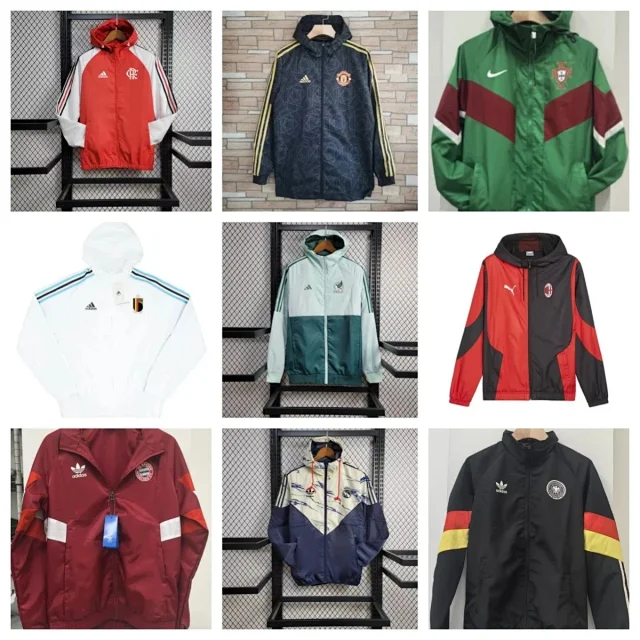 Adidas Jackets Football Club Logo Windbreaker product detail image 4