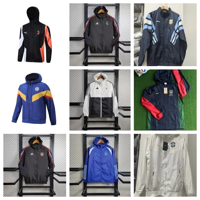 Adidas Jackets Football Club Logo Windbreaker product detail image 6