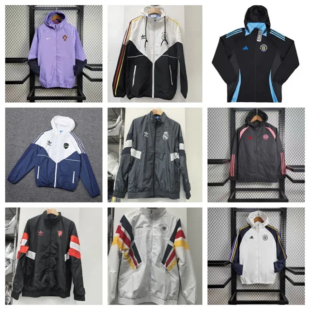 Adidas Jackets Football Club Logo Windbreaker product detail image 5
