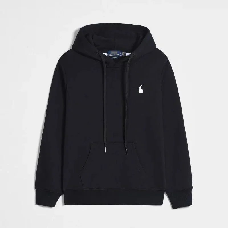 Hoodie black white label