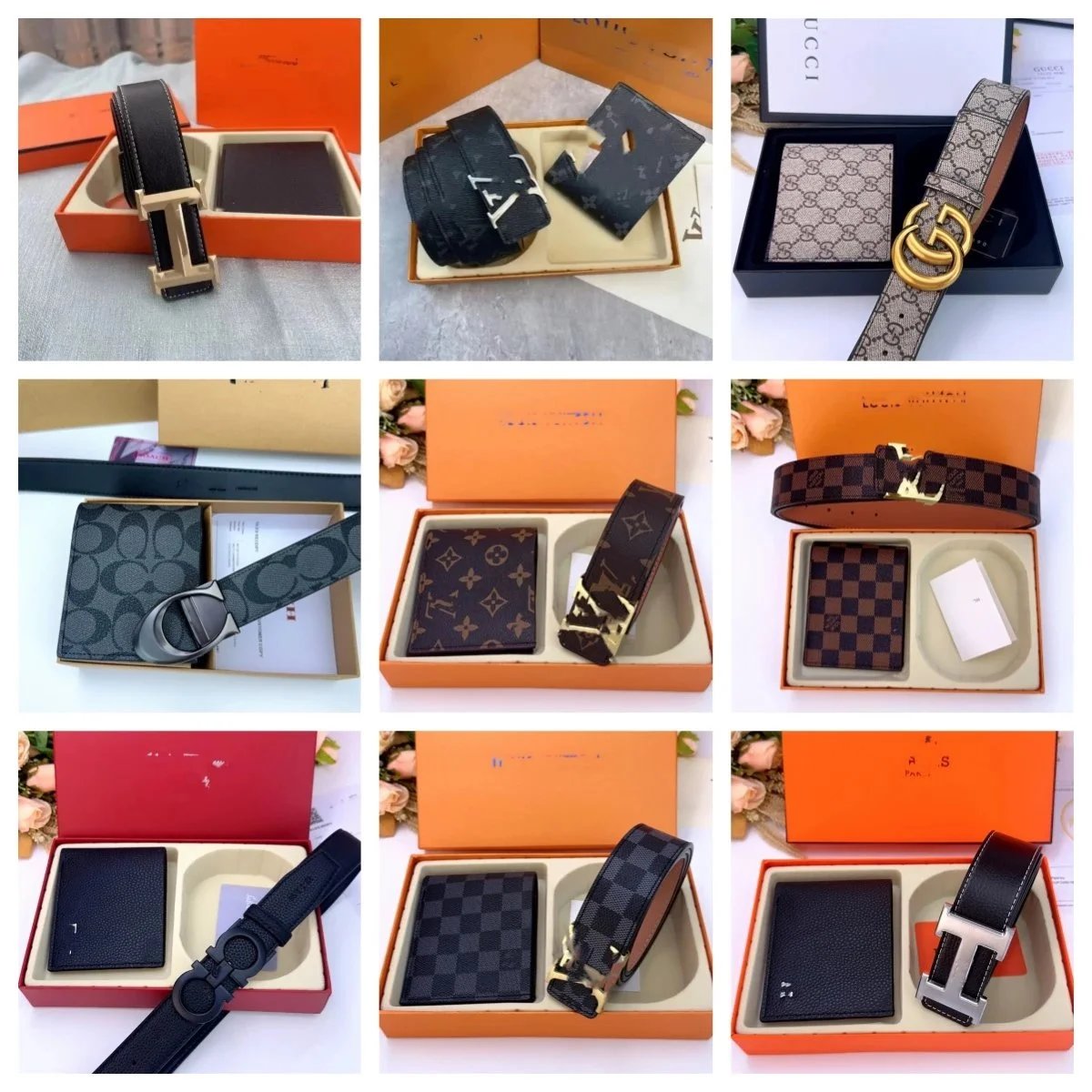 Belt and wallet gift box (ME-0109)
