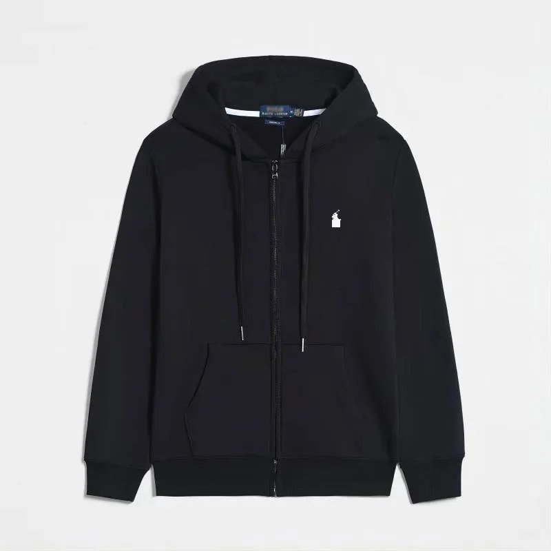 Zipper shirt black white label