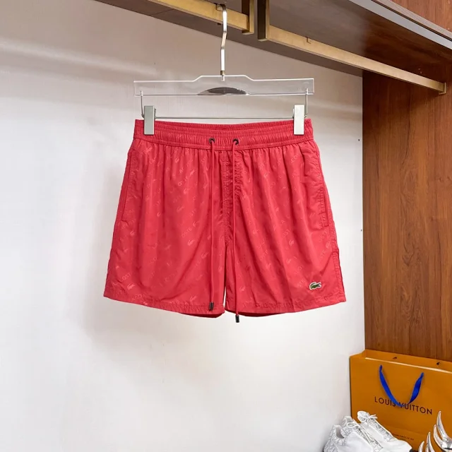 Lacoste Shorts All-over logo print drawstring product detail image 5