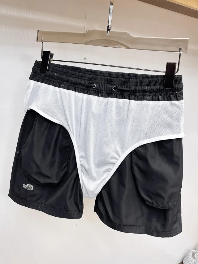 Lacoste Shorts All-over logo print drawstring product detail image 22