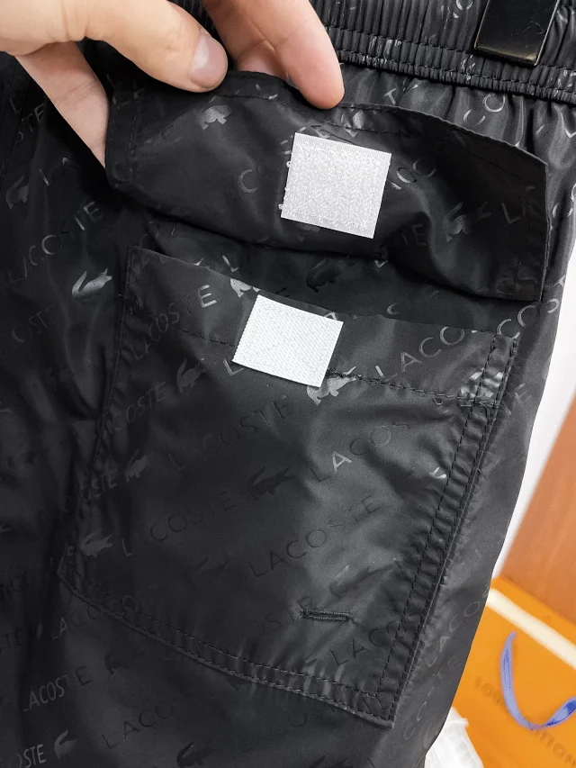 Lacoste Shorts All-over logo print drawstring product detail image 20