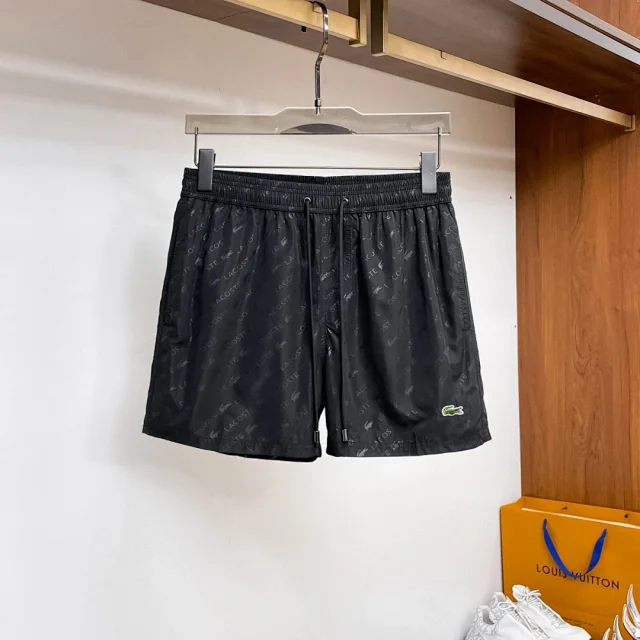Lacoste Shorts All-over logo print drawstring product detail image 3