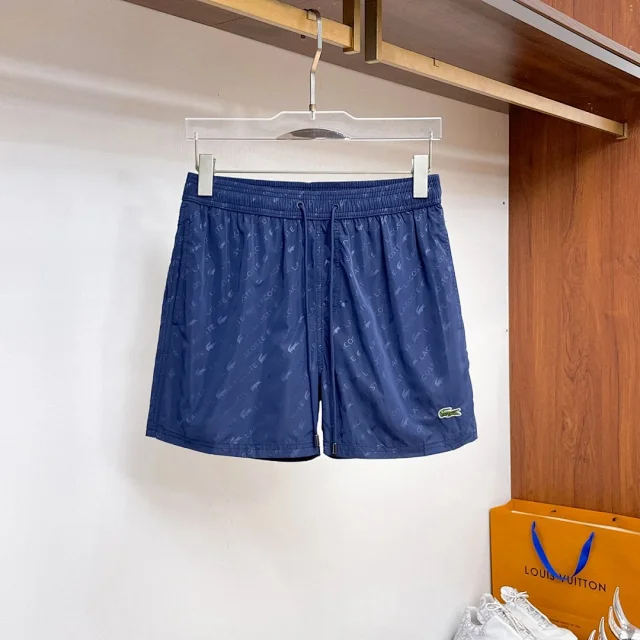 Lacoste Shorts All-over logo print drawstring product detail image 9