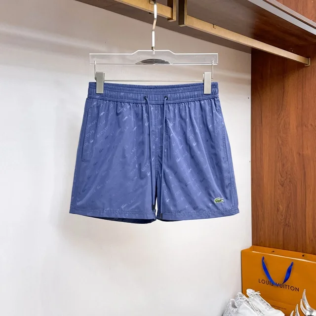 Lacoste Shorts All-over logo print drawstring product detail image 7