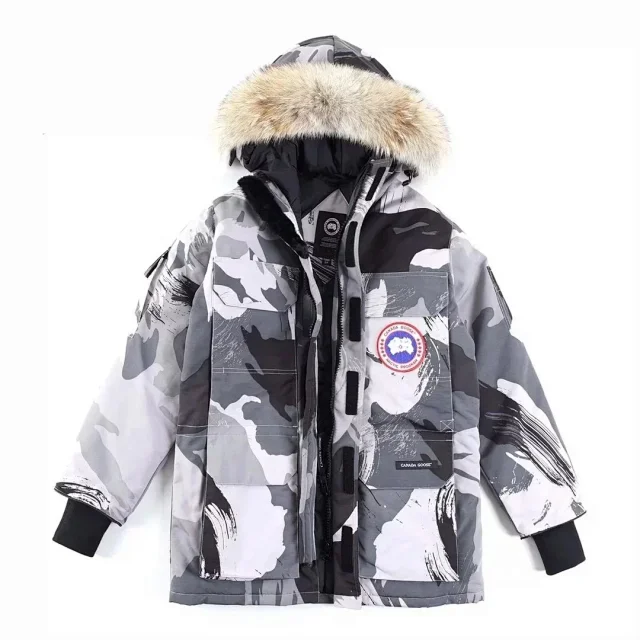 Canada Goose Down Jackets Fur-Trim Hood Parka product detail image 12