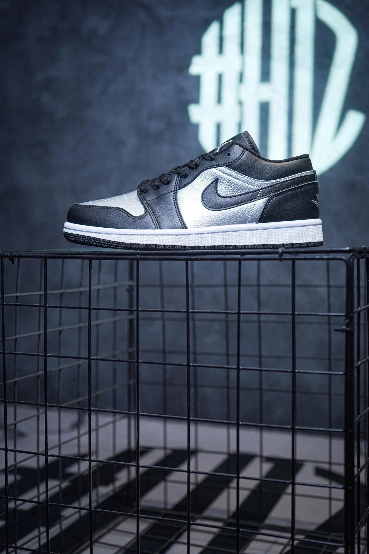 NK Air Jordan 1 Low "Silver Toe" 黑银色aj1低帮休闲板鞋运动板鞋潮鞋男鞋女鞋