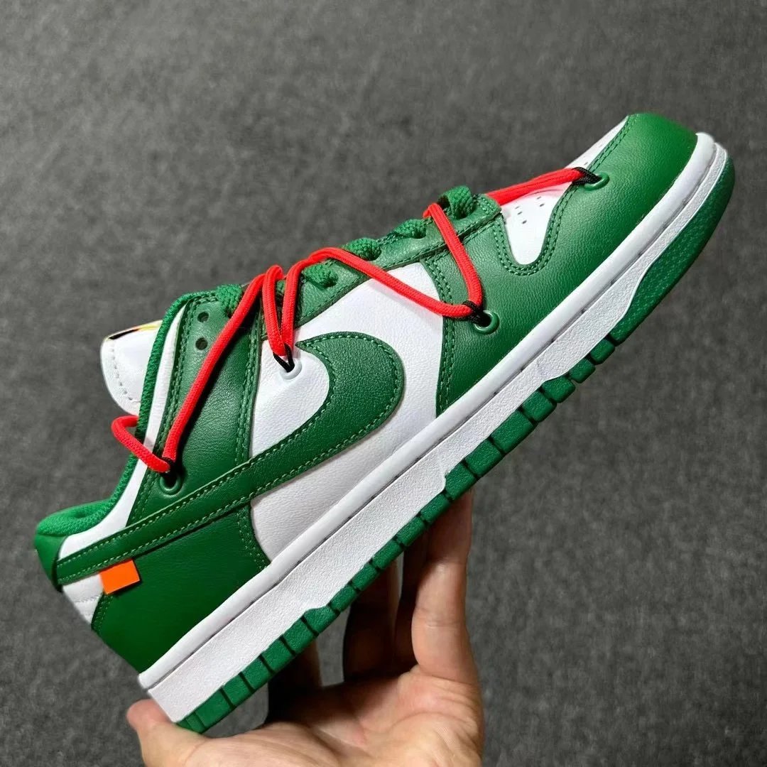 M size DUNK OW white and green SKU image