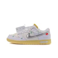 NO.1 White shoelace and white buckle