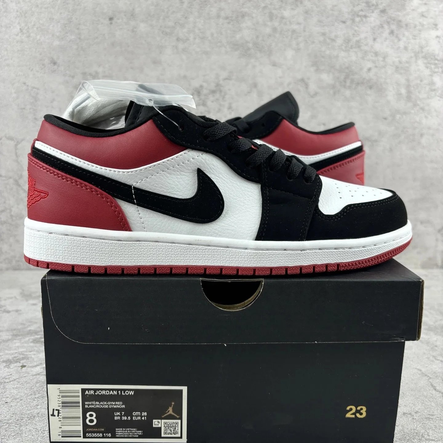 XP 2.0 J 1 low Black toe 553558-116 SKU image