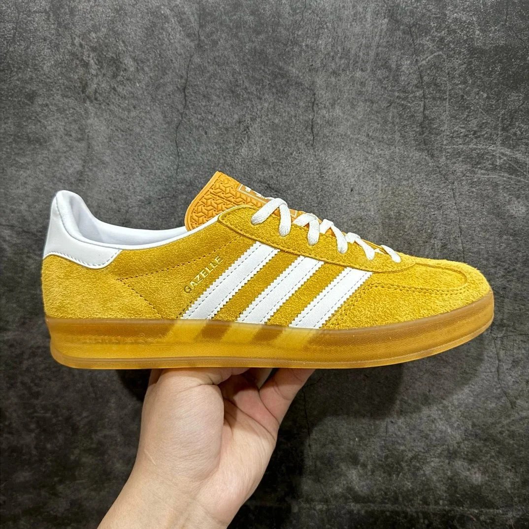 Adidas Gazelle White/Yellow HQ8716