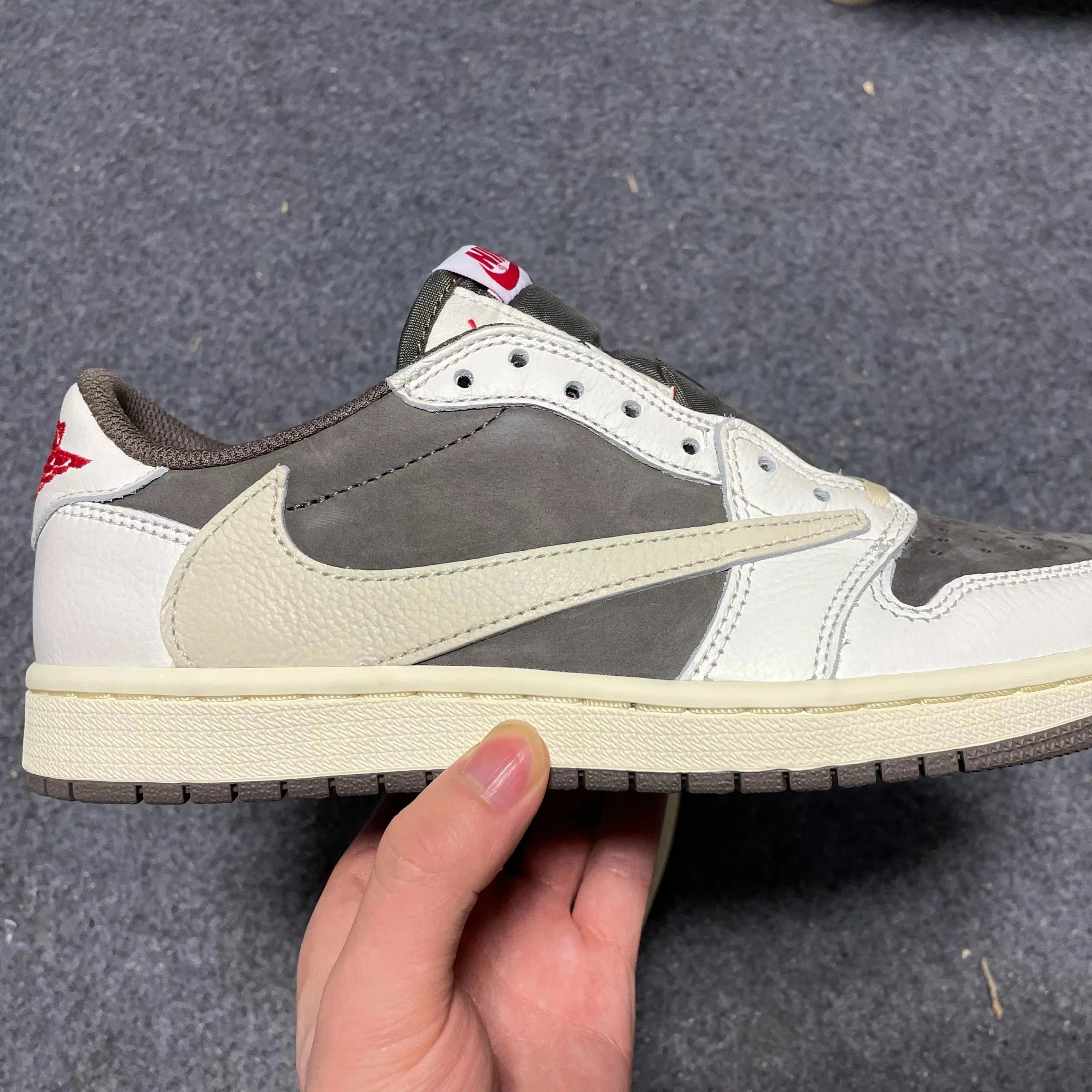 PK4.0 TS AJ1 White/Brown Reverse Hook