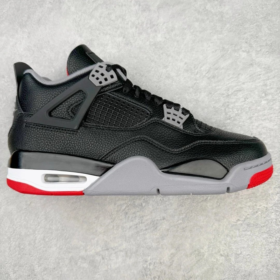 KZ AJ4 Bred Reimagined 2024 black red leather