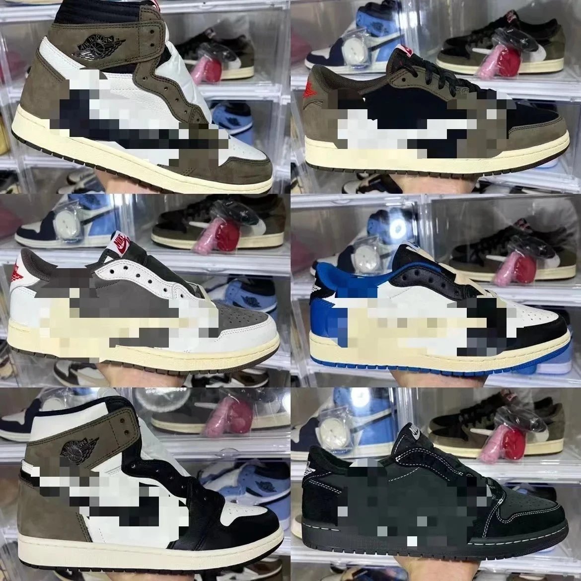 F*K Version Factory Direct Stock 1st Generation Series Low-Top Reverse Hook Four-Color Custom Design Non-Brand Custom Design Non-Brand
