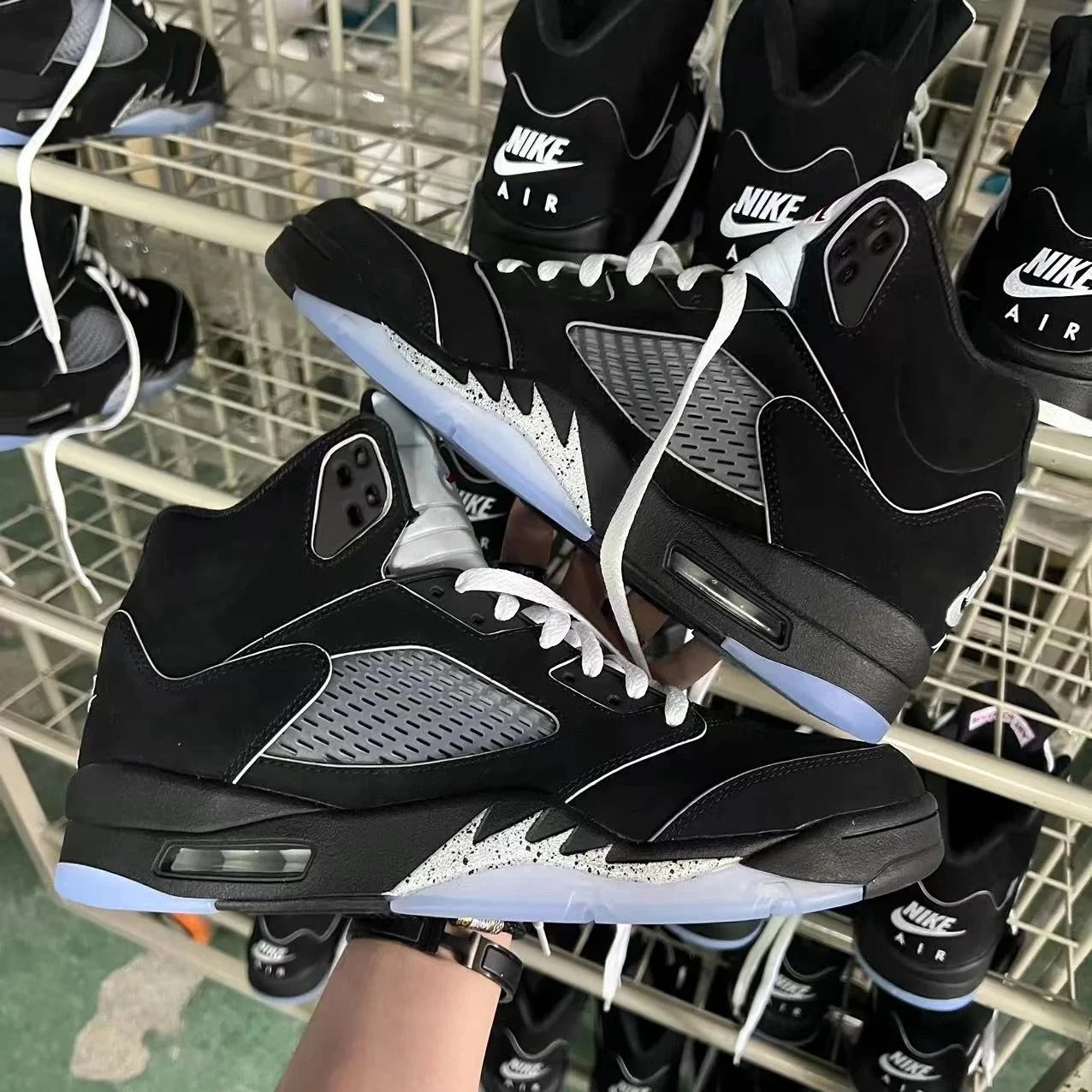 Y3 J5 Black Silver 2025 HF3975-001 SKU image