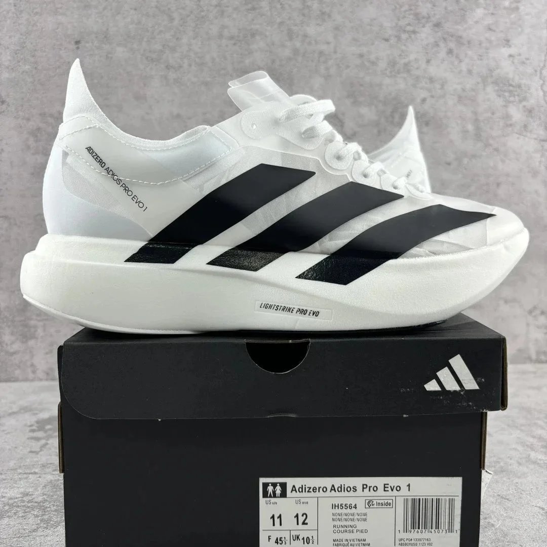 Adidas Adizero Adios Pro Evo 1 White / Black Running Shoes