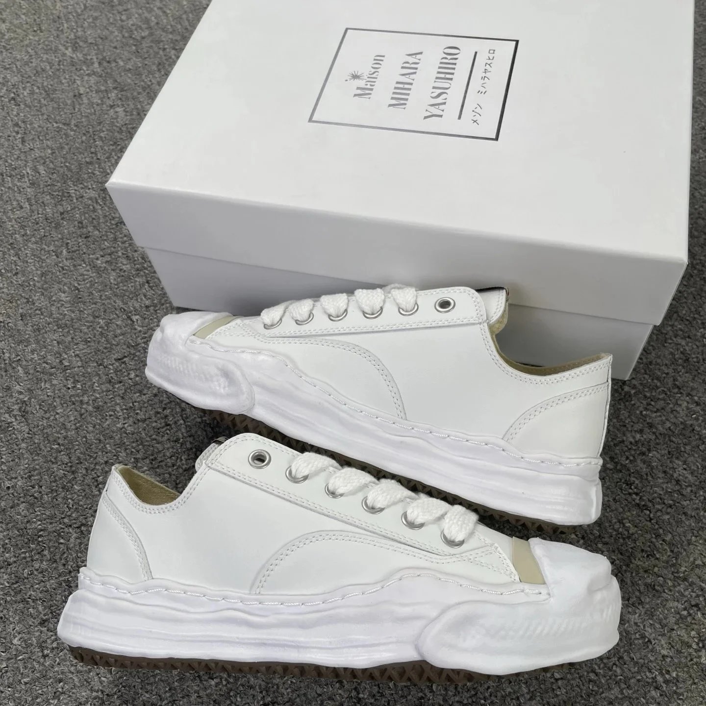 Maison Mihara Yasuhiro Tabi Sneakers White