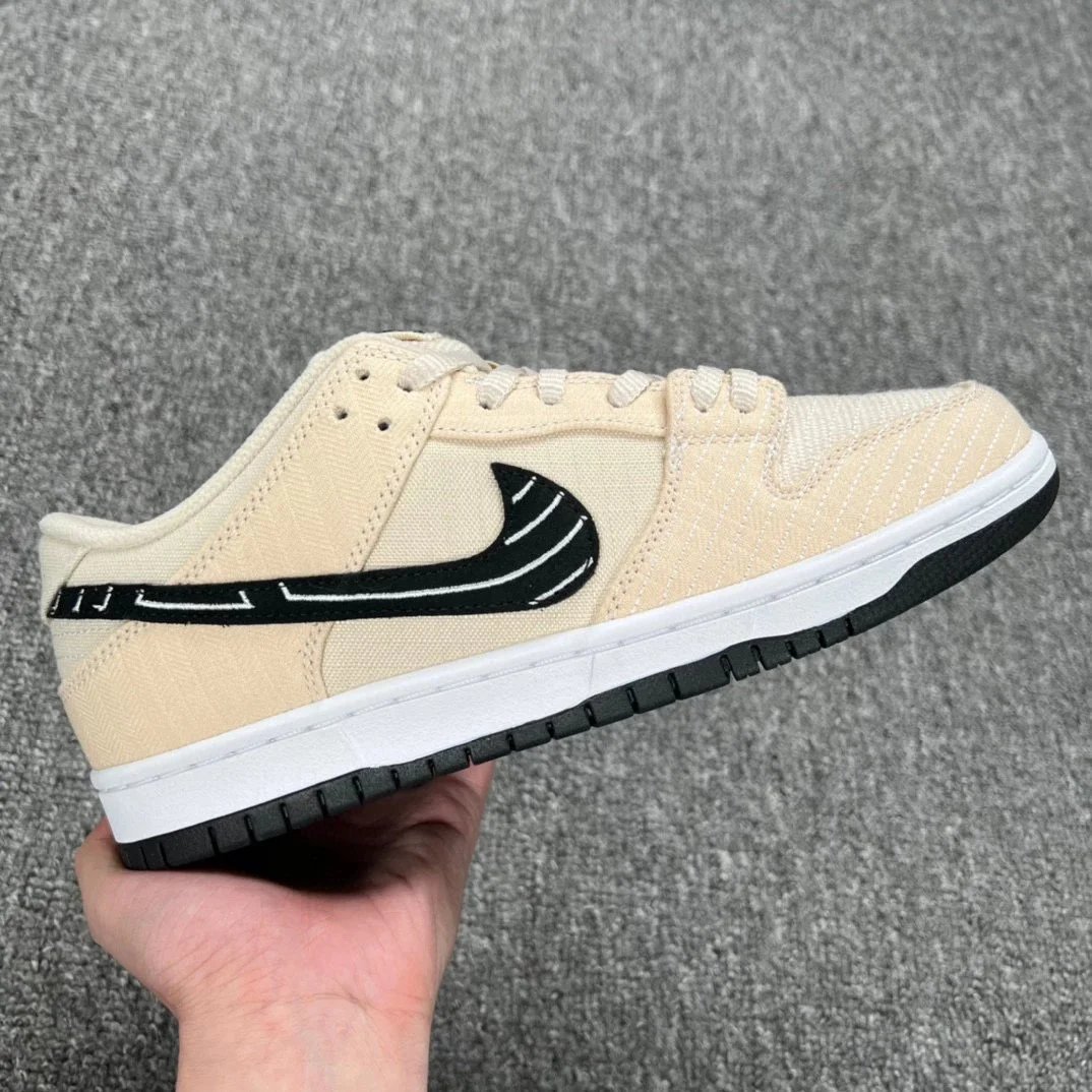 M-Size Dunk Collaboration in Beige, White, and Black “Tear-and-Win” FD2627-200 SKU image