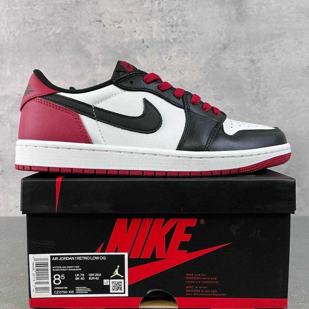 AJ1 low OG black toe CZ0790-106