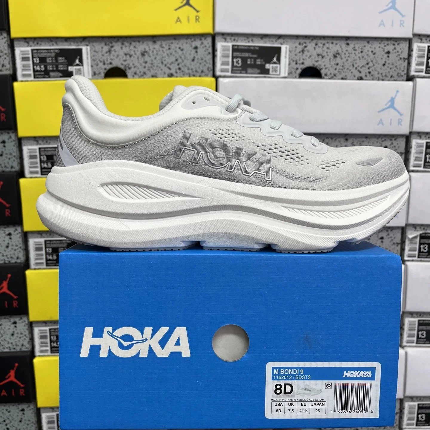Hoka One One Bondi 9 Low Steel Cloud Stone Blue 1162012-SDSTS