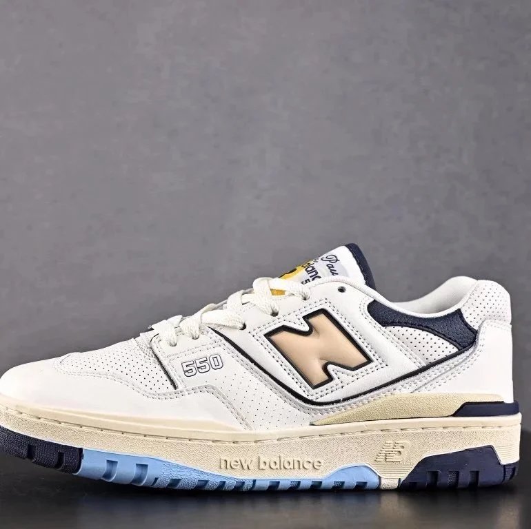 New Balance 550 Low Aime Leon Dore White Navy BB550N2