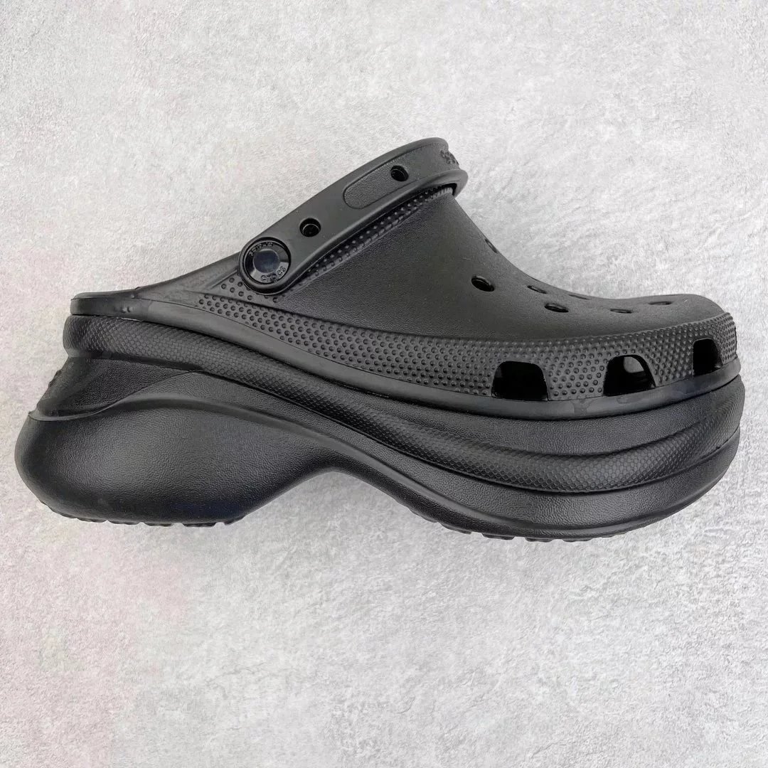 Crocs Classic Platform Clog Black Shoes Sandals