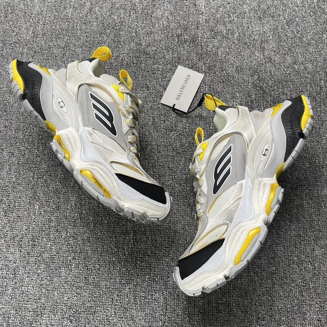 Balenciaga Track 2 Blue Silver White Sneakers Chunky Sneakers product detail 12 in Litbuy spreadsheet finds