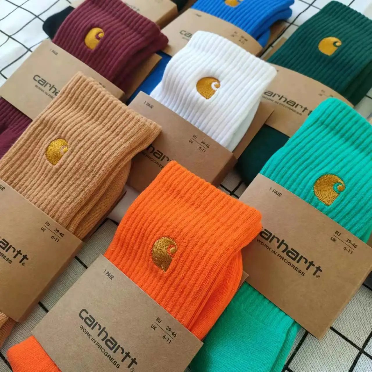 Carhartt Wip Logo Ribbed Crew Socks T-Shirt